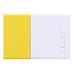 YG-300 0.8-2M 24-60 polegadas 400-600 Lumens Projetor LED HD Cinema em Casa com Cabo Conversor de Vídeo 3 em 1 e Comando à Distância, Tamanho: 12,6 x 8,6 x 4,6 cm, Ficha UE