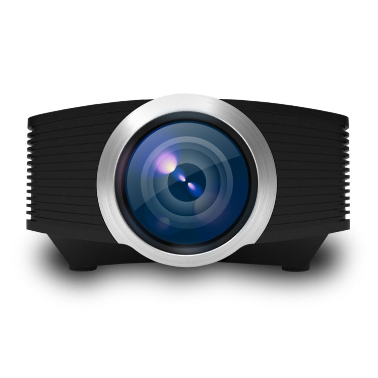 YG510 1200 LUX 800*480 Projetor LED HD Cinema em Casa, Suporta HDMI & VGA & AV & TF & USB, YG510 Preto