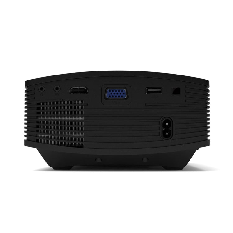 YG510 1200 LUX 800*480 Projetor LED HD Cinema em Casa, Suporta HDMI & VGA & AV & TF & USB, YG510 Preto