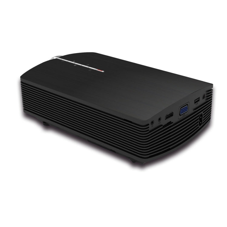 YG510 1200 LUX 800*480 Projetor LED HD Cinema em Casa, Suporta HDMI & VGA & AV & TF & USB, YG510 Preto