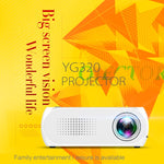 YG320 320*240 Mini Projetor LED Cinema em Casa, Suporta HDMI & AV & SD & USB