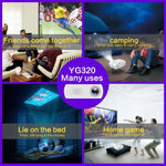 YG320 320*240 Mini Projetor LED Cinema em Casa, Suporta HDMI & AV & SD & USB