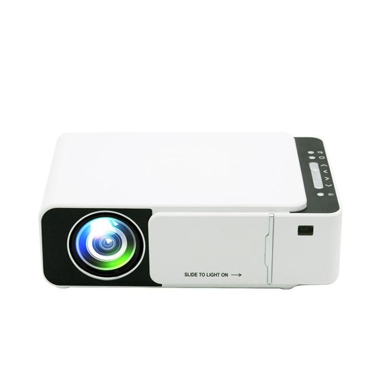 T5 100 ANSI Lumens Projetor Smart LED+LCD com Resolução 1024x600, Suporta HDMI / Cartão SD / 2 x USB / Áudio 3.5mm, Versão de Ecrã Partilhado, Versão de Ecrã Partilhado