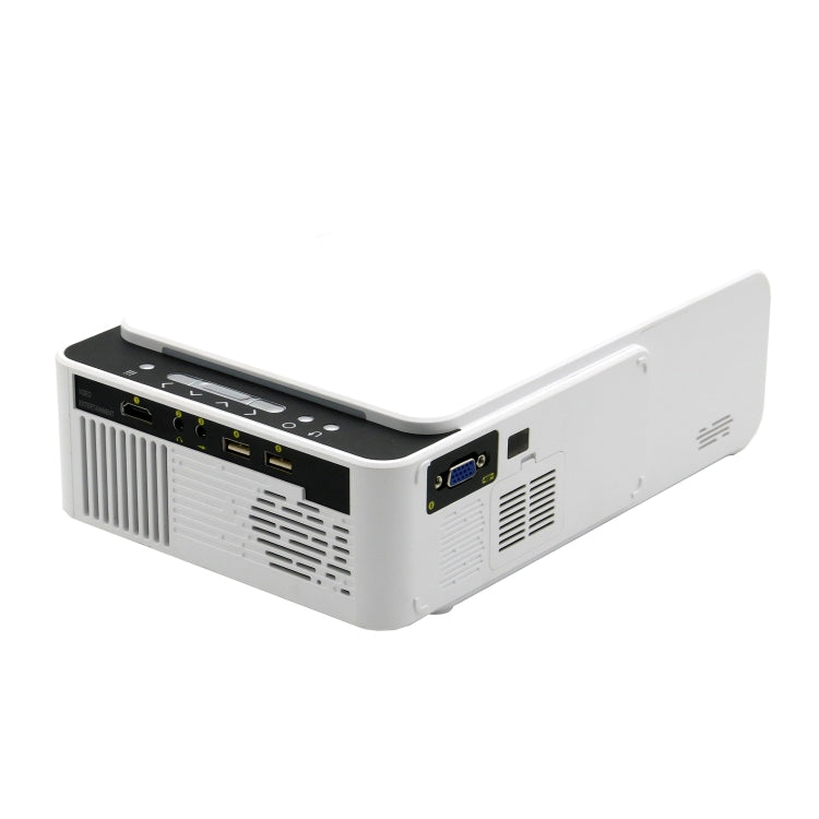 T5 100 ANSI Lumens Projetor Smart LED+LCD com Resolução 1024x600, Suporta HDMI / Cartão SD / 2 x USB / Áudio 3.5mm, Versão de Ecrã Partilhado, Versão de Ecrã Partilhado