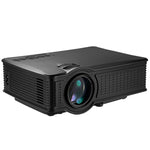LY-50 Projetor LED para Cinema em Casa 1800 Lumens 1280x800 com Comando à Distância, Suporta AV & USB & VGA & HDMI, LY-50