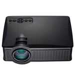 LY-50 Projetor LED para Cinema em Casa 1800 Lumens 1280x800 com Comando à Distância, Suporta AV & USB & VGA & HDMI, LY-50