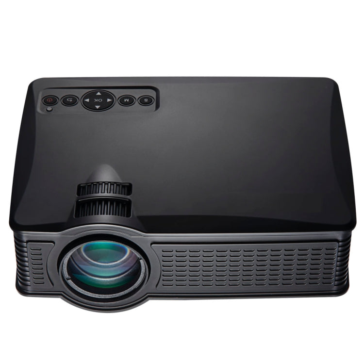 LY-50 Projetor LED para Cinema em Casa 1800 Lumens 1280x800 com Comando à Distância, Suporta AV & USB & VGA & HDMI, LY-50