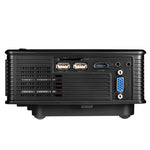 LY-50 Projetor LED para Cinema em Casa 1800 Lumens 1280x800 com Comando à Distância, Suporta AV & USB & VGA & HDMI, LY-50