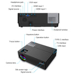 Projetor Inteligente Cheerlux CL770 1920 x 1080P Full HD Android 9.0 1GB+8GB, CL770 (Preto), CL770 (Branco)