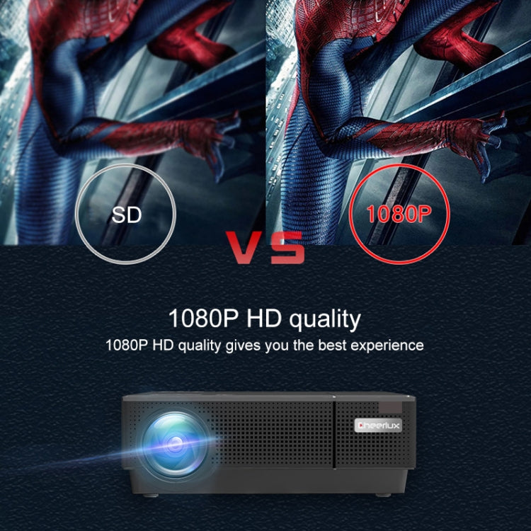 Projetor Inteligente Cheerlux CL770 1920 x 1080P Full HD Android 9.0 1GB+8GB, CL770 (Preto), CL770 (Branco)