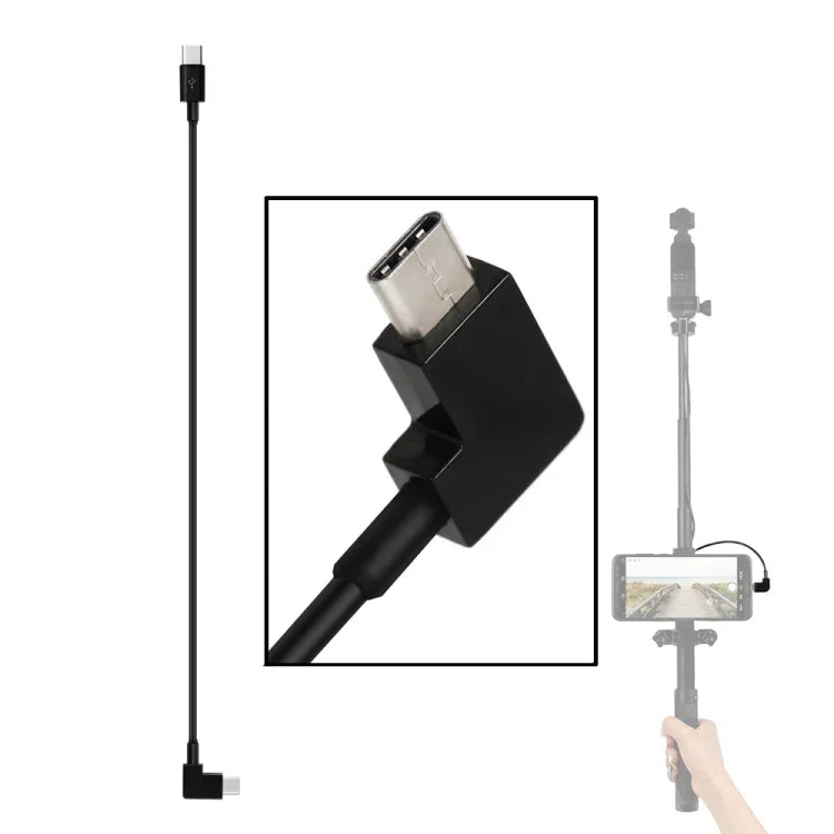 Cabo Tipo-C para Tipo-C Sunnylife OP-X9208 para DJI OSMO Pocket, Comprimento: 1m, Tipo-C