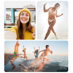 RUIGPRO Tripé Portátil de Mão Monopé Telescópico para Selfie para GoPro, Insta360, DJI e Outras Câmaras de Ação, Preto