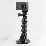 Montagem com Garra Flexível de Ventosa para GoPro, Insta360, DJI e Outras Câmaras de Ação, Garra Flexível