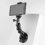 Montagem com Garra Flexível de Ventosa para GoPro, Insta360, DJI e Outras Câmaras de Ação, Garra Flexível
