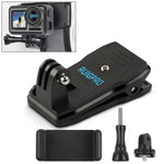 RUIGPRO Suporte de Clipe para Mochila com Rotação de 360 Graus + Suporte para Telemóvel para GoPro, Insta360, DJI e Outras Câmaras de Ação, Rec-Mounts+Clamp
