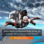 RUIGPRO Suporte de Clipe para Mochila com Rotação de 360 Graus + Suporte para Telemóvel para GoPro, Insta360, DJI e Outras Câmaras de Ação, Rec-Mounts+Clamp