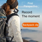RUIGPRO Suporte de Clipe para Mochila com Parafuso e Fecho de Contato para GoPro, Insta360, DJI e Outras Câmaras de Ação, Clipe com Fecho de Contato