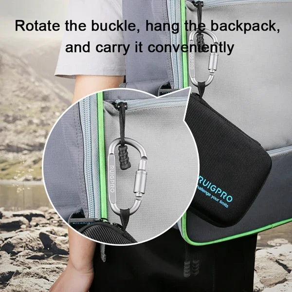 RUIGPRO Estojo Portátil à Prova de Choques e Água para DJI Osmo Action, Tamanho: 17.3cm x 12.3cm x 6.5cm, Pequeno