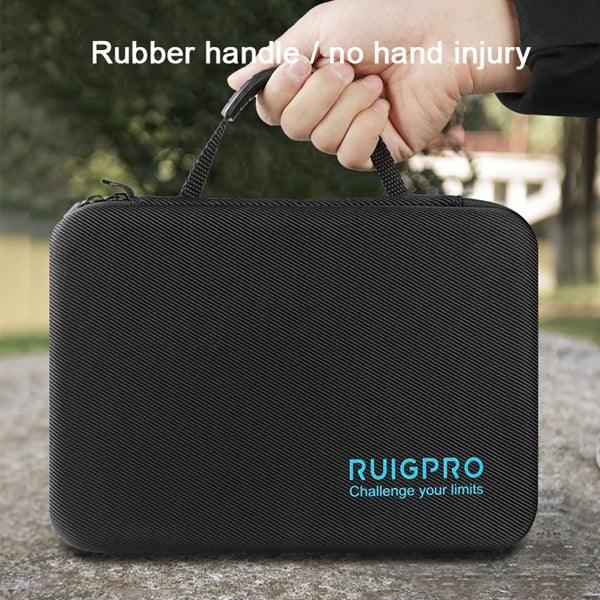 RUIGPRO Estojo Portátil à Prova de Choques e Água para DJI Osmo Action, Tamanho: 17.3cm x 12.3cm x 6.5cm, Pequeno