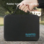 RUIGPRO Estojo Portátil à Prova de Choques e Água para DJI Osmo Action, Tamanho: 28cm x 19.7cm x 6.8cm, Médio