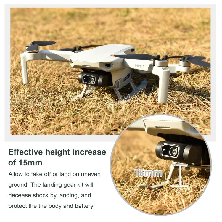 Suporte Extensor de Altura Antichoque com Liberação Rápida STARTRC 1106837 para Trem de Pouso DJI Mini 2 / Mavic Mini, Para DJI Mavic Mini