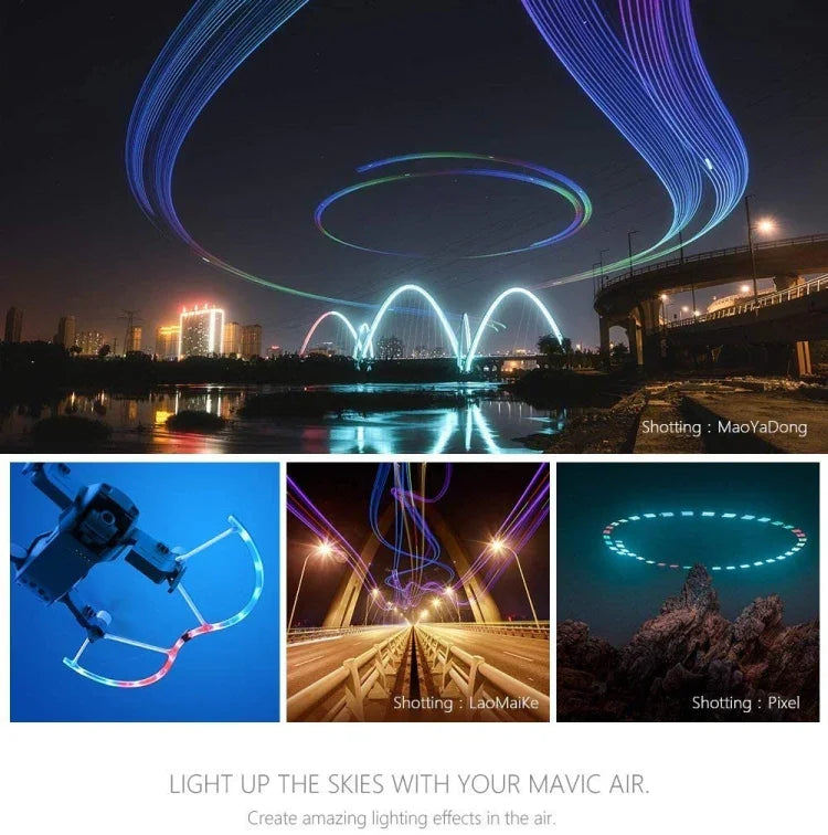 PGYTECH P-UN-034 Protetor de Hélice LED Pintado para DJI Mavic Air, Para DJI Mavic Air