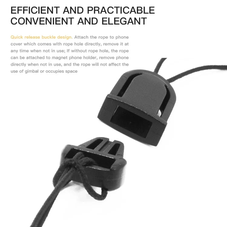 Clipe Suporte para Telemóvel STARTRC Corda Anti-perda Anti-queda para DJI OM4 / Osmo Mobile 3