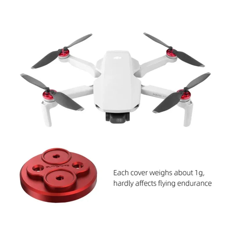 4 PCS Tampa de Proteção Metálica para Motor Sunnylife para DJI Mini 2