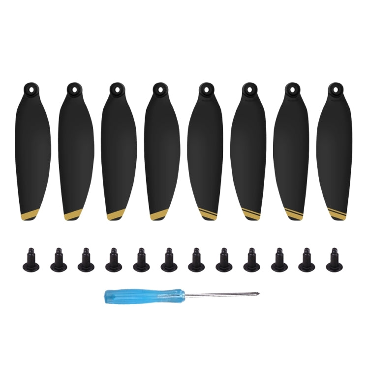 8 PCS/Conjunto Hélices de Asa de Libertação Rápida de Baixo Ruído Sunnylife 4726F para DJI Mini 2, Para DJI Mini 2 Prateado, Para DJI Mini 2 Dourado