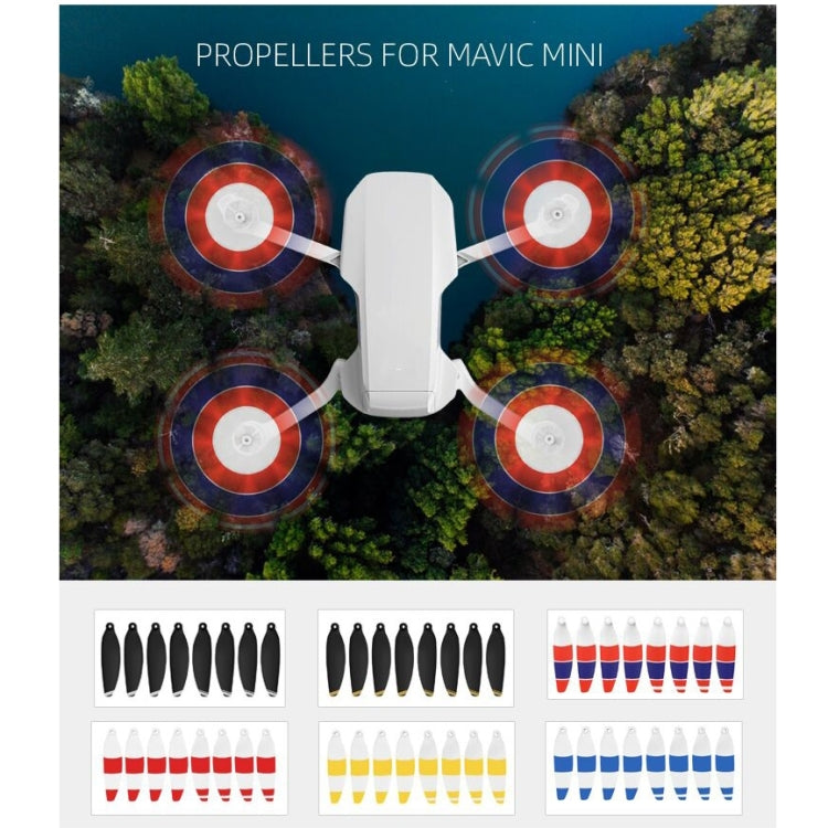 8 PCS/Conjunto Hélices de Asa de Libertação Rápida de Baixo Ruído Sunnylife 4726F para DJI Mini 2, Para DJI Mini 2 Prateado, Para DJI Mini 2 Dourado