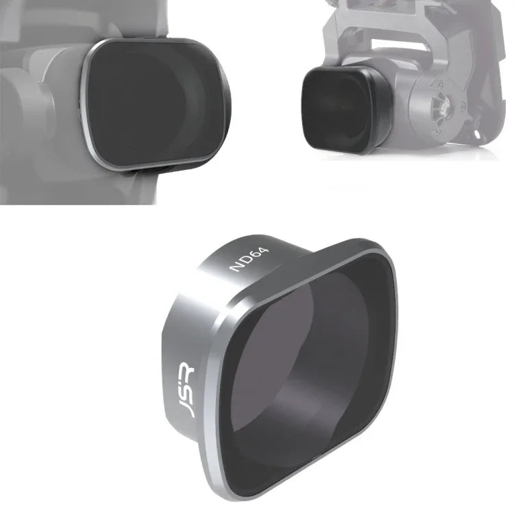 Filtro de Lente JSR KS ND64 para DJI FPV, Moldura de Liga de Alumínio, ND64