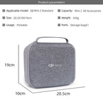 Estojo Original Portátil Impermeável em Nylon para Armazenamento do Drone DJI Mini 2, Estojo Para DJI Mini 2