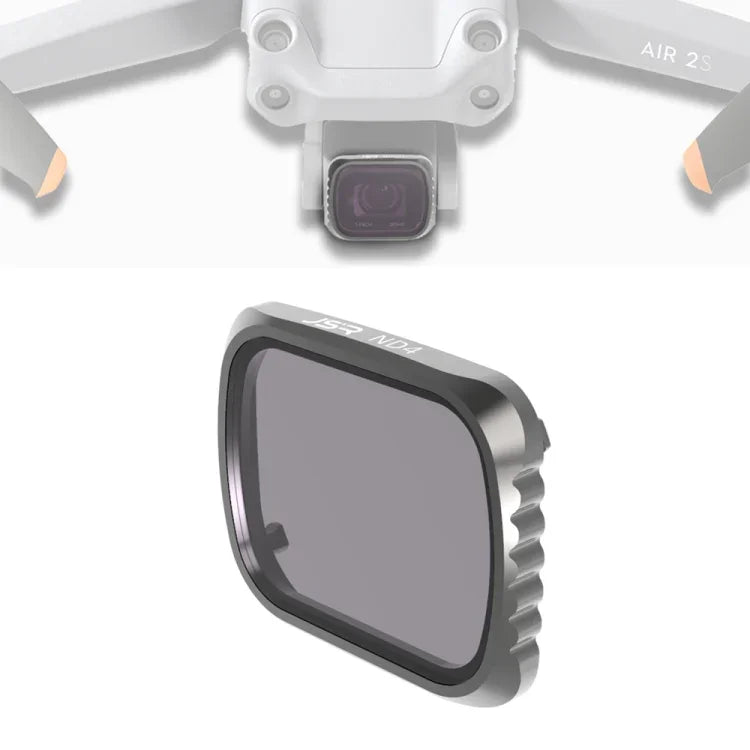 Filtro de Lente JSR KS ND4 para DJI Air 2S, Estrutura de Alumínio, ND4