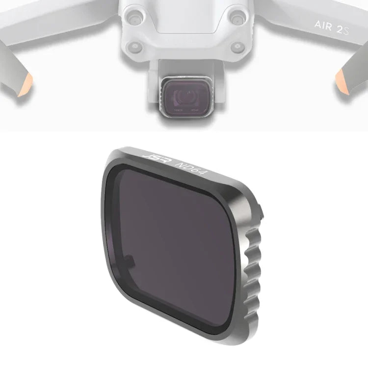 Filtro de Lente JSR KS ND64 para DJI Air 2S, Estrutura de Alumínio, ND64