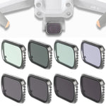 Filtro de Lente JSR KS 8 em 1 UV + CPL + ND8 + ND16 + ND32 + ND64 + STAR + NIGHT para DJI Air 2S, Estrutura de Alumínio, UV + CPL + ND8 + ND16 + ND32 + ND64 + STAR + NIGHT