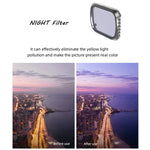 Filtro de Lente JSR KS 8 em 1 UV + CPL + ND8 + ND16 + ND32 + ND64 + STAR + NIGHT para DJI Air 2S, Estrutura de Alumínio, UV + CPL + ND8 + ND16 + ND32 + ND64 + STAR + NIGHT