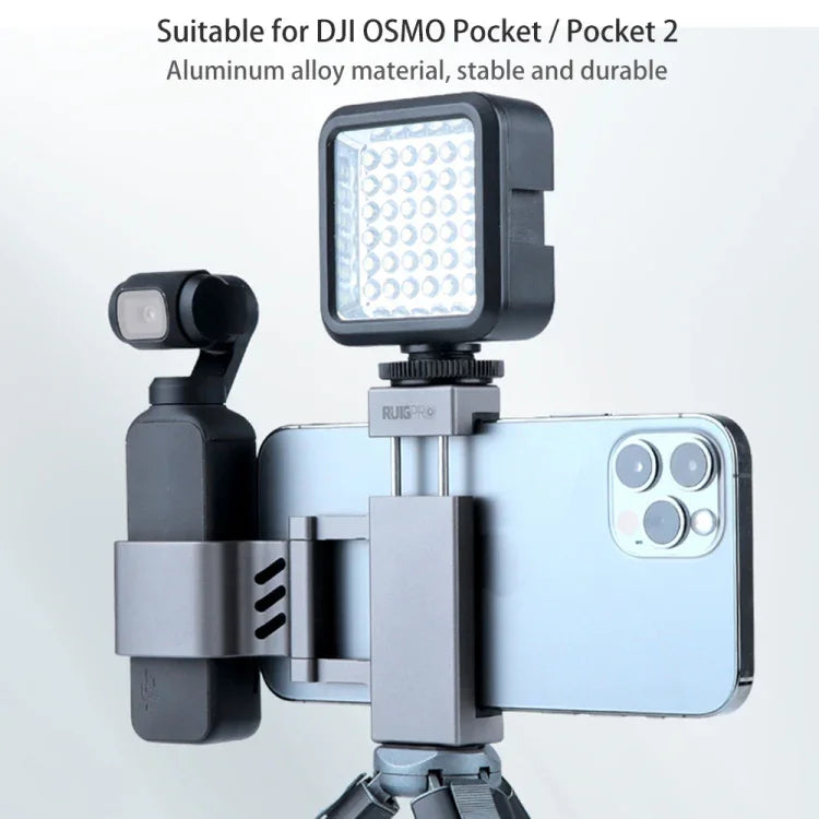 RUIGPRO Suporte de Fixação para Smartphone 1/4 polegadas para DJI OSMO Pocket / Pocket 2