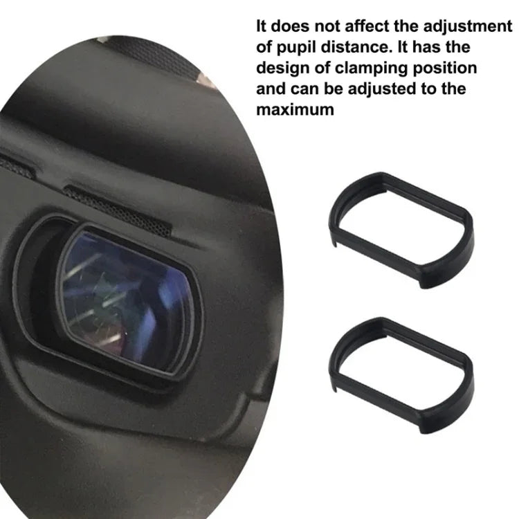 RCSTQ 2 Peças Lentes para Óculos de Miopia 200 Graus Correção Visual Lentes Asféricas para DJI FPV Goggles V2, 200 Graus