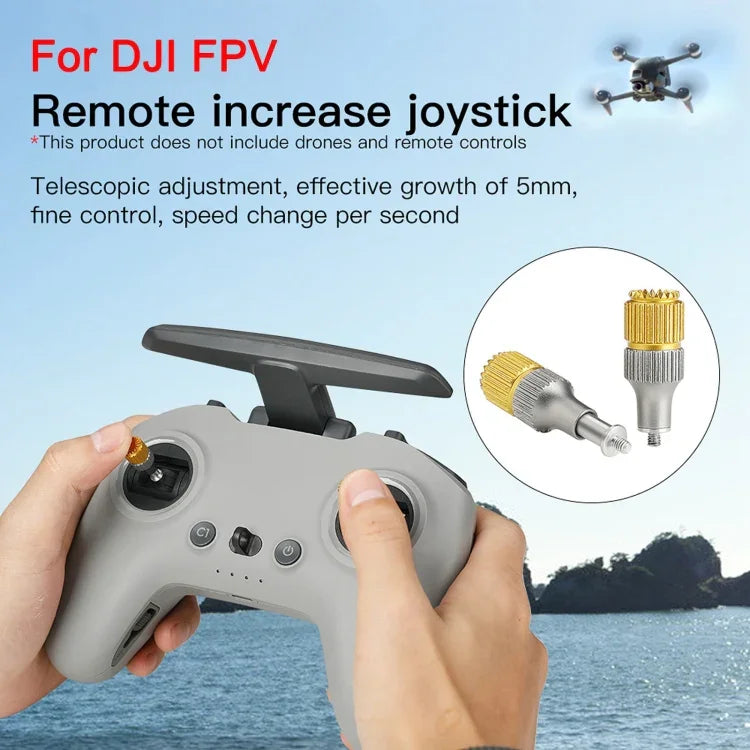 Joystick Retrátil Bicolor para Polegar RCSTQ para Comando Remoto do Drone DJI FPV Combo, Para DJI FPV Bicolor