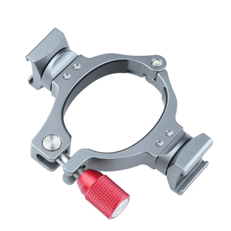 Suporte de extensão para estabilizador com adaptador de anel e base dupla cold shoe para DJI OM4 / Osmo Mobile 3, Suporte para DJI OM4