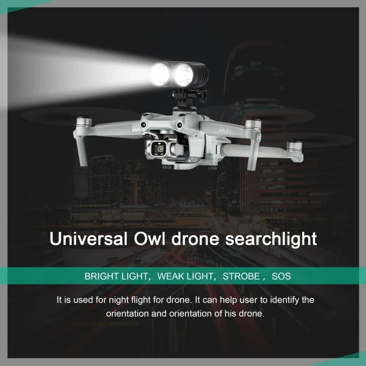 STARTRC Lâmpada de voo noturno coruja, holofote, luz de sinal para DJI Mavic 2 / Air 2S / Mini 2 / Mini / FPV