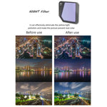 Filtro de lente JSR para redução de poluição luminosa noturna para drone DJI Mavic 3, NIGHT