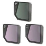 Filtro de Lente JSR Drone 3 em 1 CPL+ND8+ND16 para DJI Mavic 3, CPL+ND8+ND16