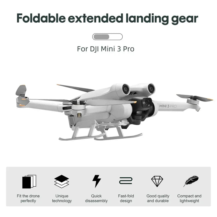 Suporte de Treino Dobrável STARTRC para Trem de Pouso Elevado Anti-queda e Anti-sujeira para DJI Mini 3 Pro, Para DJI Mini 3 Pro
