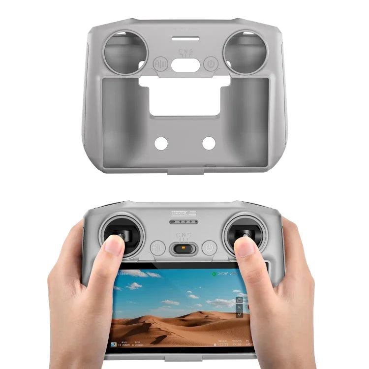Capa de Silicone STARTRC Anti-impacto e Anti-riscos para Comando Remoto DJI Mini 3 Pro, Para Comando Remoto DJI Mini 3 Pro (Cinza), Para Comando Remoto DJI Mini 3 Pro (Preto)