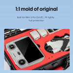 Capa de Silicone STARTRC Anti-impacto e Anti-riscos para Comando Remoto DJI Mini 3 Pro, Para Comando Remoto DJI Mini 3 Pro (Cinza), Para Comando Remoto DJI Mini 3 Pro (Preto)
