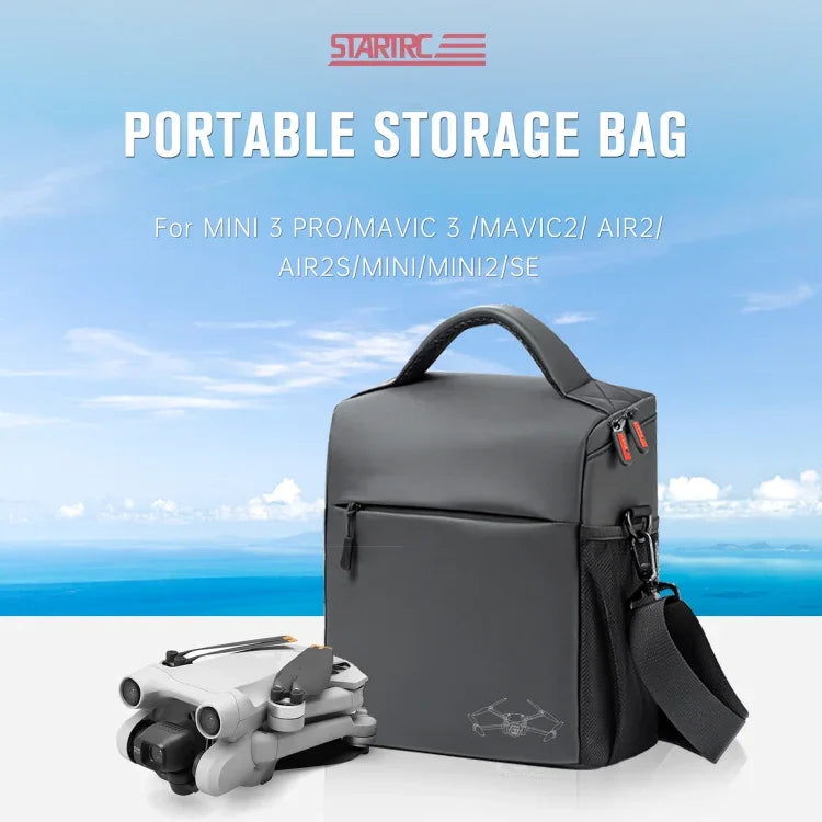 STARTRC Estojo Portátil de Transporte Bolsa de Ombro Único para DJI Mini 3 Pro / Air 2S / Mini 2 / Mavic 3 / Air 2