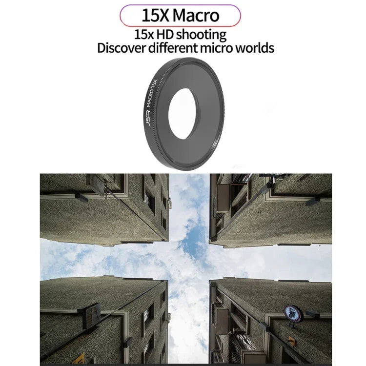 Filtro de Lente Macro 15X JSR para DJI Osmo Action 3, 15X Macro