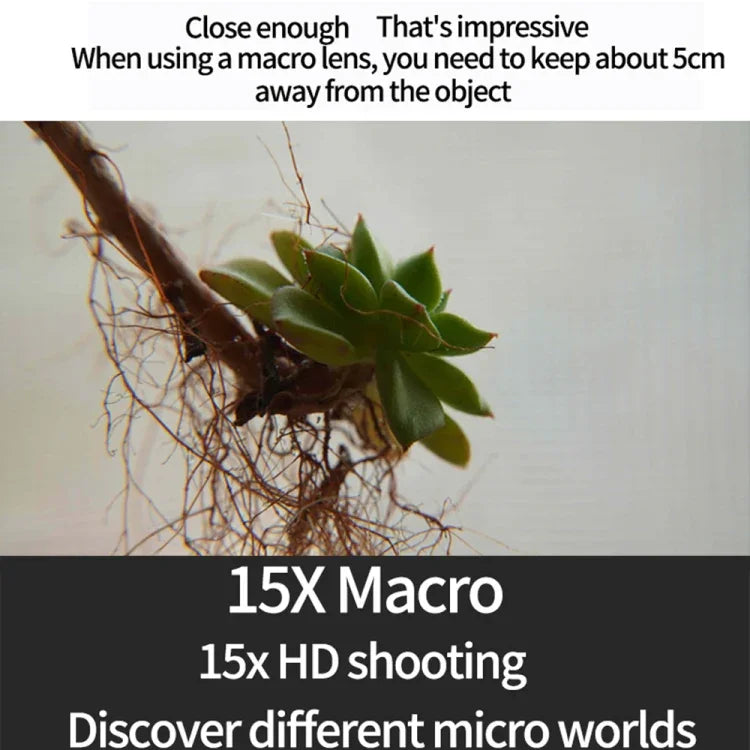 Filtro de Lente Macro 15X JSR para DJI Osmo Action 3, 15X Macro