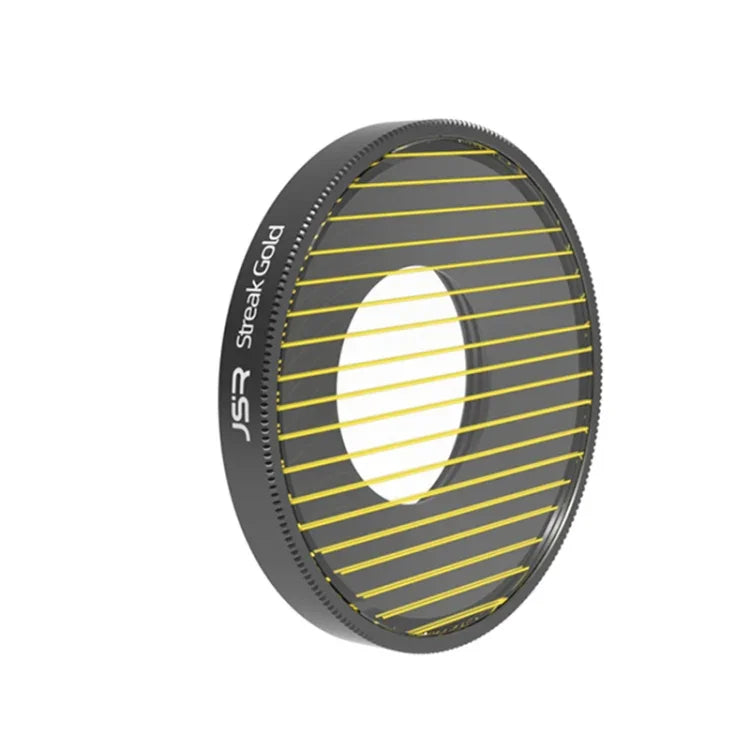 Filtro de Lente Streak Drawing JSR para DJI Osmo Action 3, Streak Dourado, Streak Azul